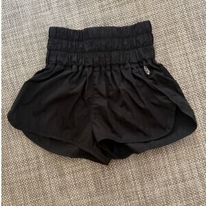 FP MOVEMENT The Way Home High Rise Lightweight Running Shorts M Black Active